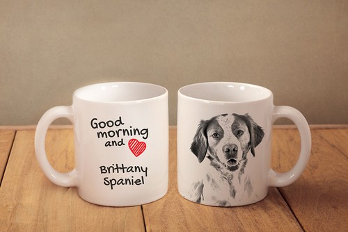 Epagneul breton tasse en - breton,