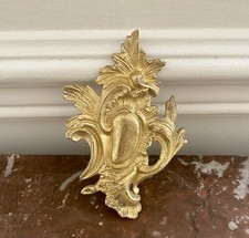 Grand Ornement Meuble Louis XV / Bronze Doré Motif Rocaille