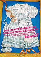 ADVERTISING 1982 BABYMINI CATIMINI children's clothing