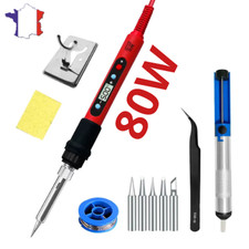 Fer à Souder de précision 80W Température Réglable 500°C Kit de soudure complet