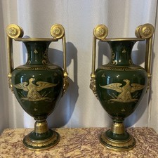 Rare Grande Paire de Vases