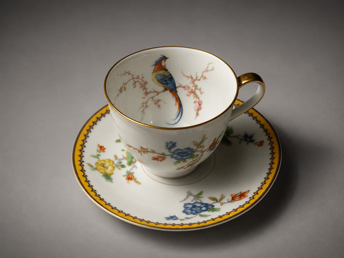Tasse souscoupe en fine - tasse, et
