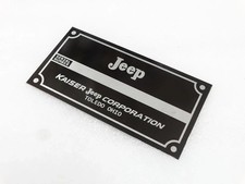 Plaque D'Identification 2X
