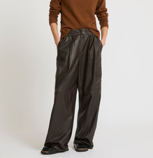 Pantalon femme en cuir