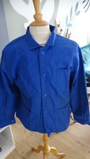 VESTE BLOUSON BLEU TRAVAIL IDEAL T.54 BUGATTI VINTAGE MODE HOMME FEMME