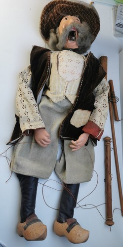 Poupée marionnette ancienne - ,