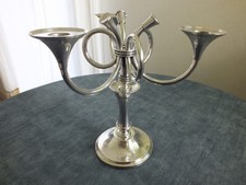 Superbe chandelier ERCUIS métal argenté collection Cheverny 1970