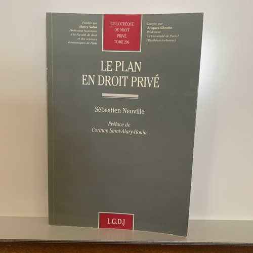 Livre droit plan - droit,
