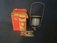 Vtg PRIMUS SIEVERT LANTERN SWEDEN WITH JENAER SUPRAX FROSTED GLASS GLOBE GERMANY
