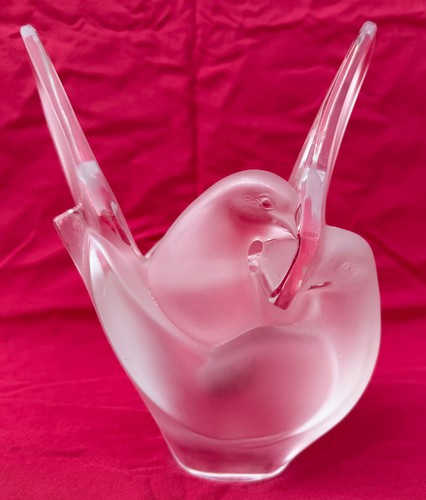 Lalique vase pique - lalique, fleurs