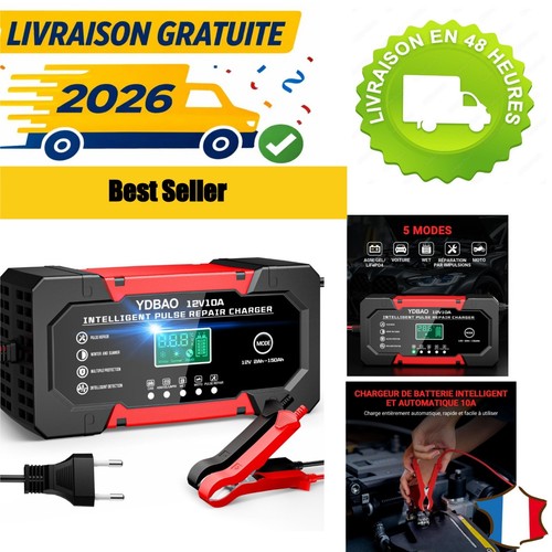 Chargeur batterie 12v - chargeur, 10a
