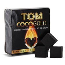 Charbon Naturel à chicha Tom Cococha GOLD Mini Cube - Narguilé, Shisha