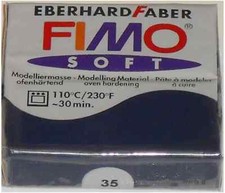 Pâte fimo soft bleu windsor