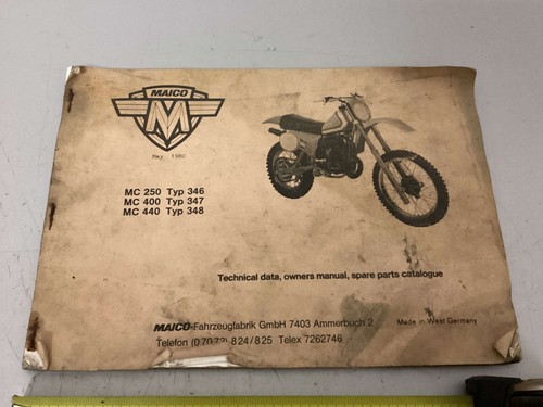 Brochure maico 250 400 - maico, mc
