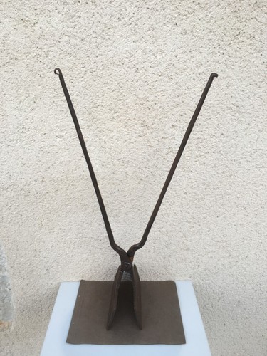 Ancien gaufrier fer à - ancien,