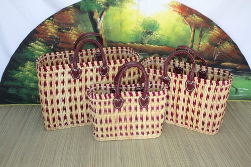 Panier courses rotin - panier,