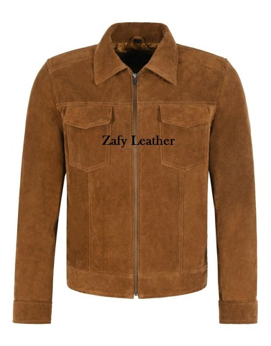 Homme classique daim veste - daim,