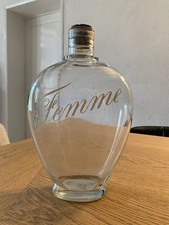 Large glass bottle "women" 