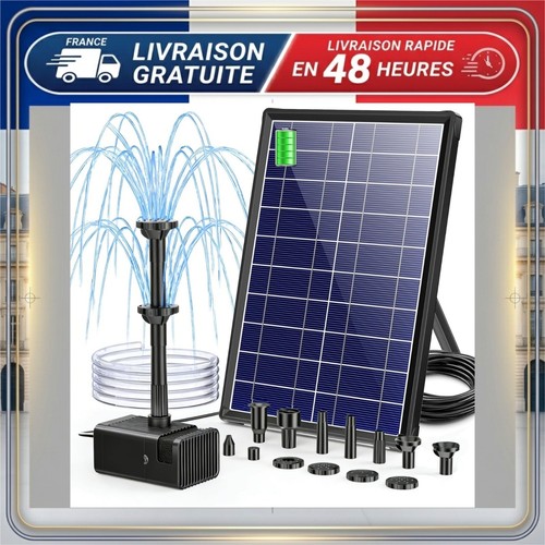 Fontaine solaire bassin w - bassin,
