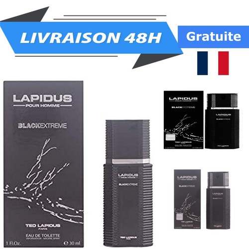 Ted lapidus black extreme eau - black,