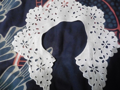 Ancien col femme pur - pur, lin
