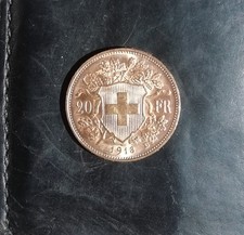 Pieces Or 20 FR Suisse 1913 B