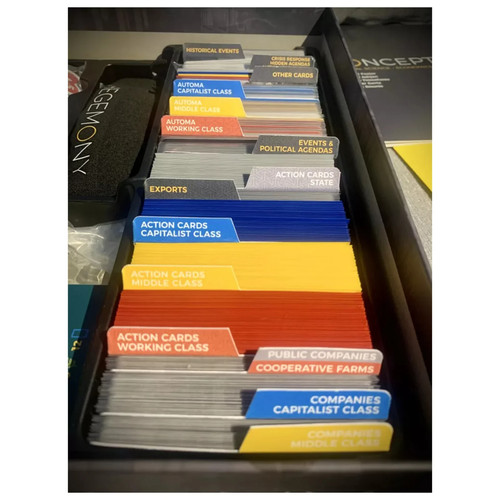 Hegemony card dividers jeu - hegemony,