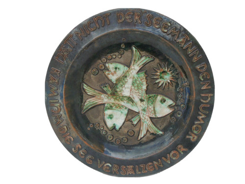 Plat terre vernissee decor