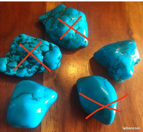 Belle pépite turquoise - de,