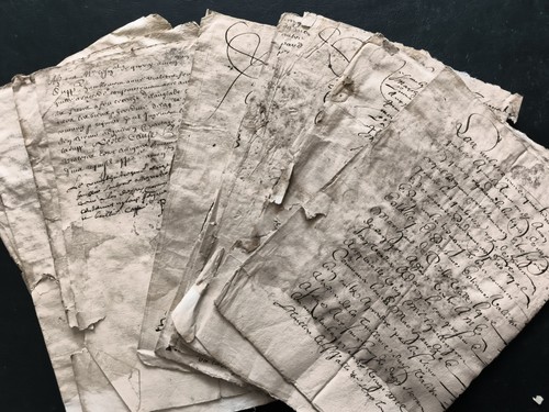 1659 lot documents achat - -,