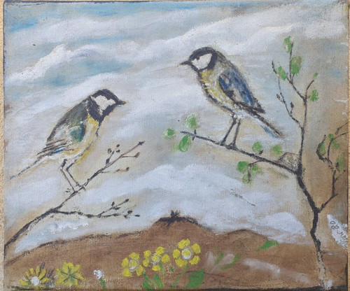 Olier huile sur - olier,