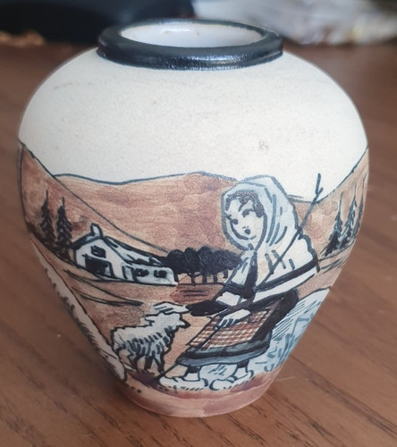 Vase faience ciboure signé - vase,