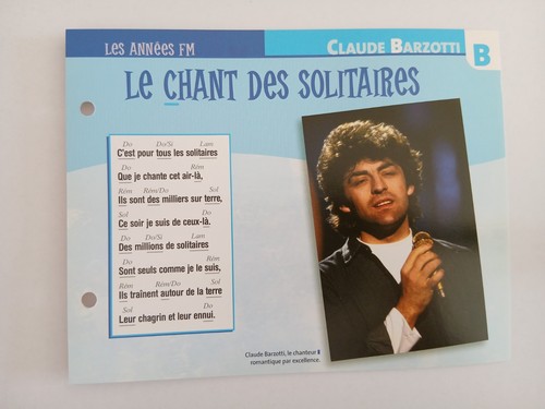 Carte fiche claude barzotti - fiche,