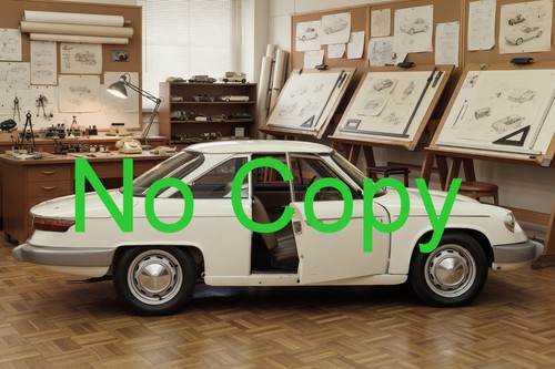 Panhard dans un bureau - dans,