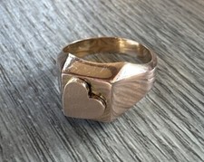 Stunning Antique "Heart" Knight - Gold Plated