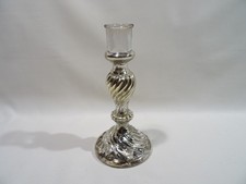 OLD CHANDELIER CANDLE HOLDER GLASS EGLOMISE 19TH CENTURY CANDLESTICK CANDLESTICK CHANDELIER