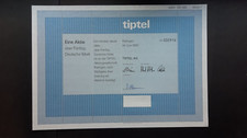 Share Tiptel AG 50 DM 1992 Ratingen