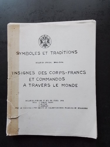 Insignes des corps francs - corps-francs, et