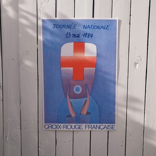 Folon croix rouge française - croix,