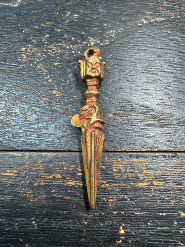Pendentif phurba tibétain - pendentif,