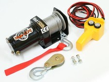 TREUIL ELECTRIQUE 12V 680KG/1360KG 520W, TREUIL A CABLE LONGUEUR 15M Ø4MM