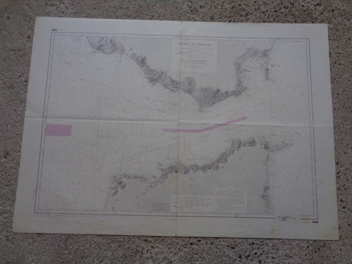 Carte marine détroit de - détroit,