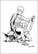 Jacques Martin Alix Gladiateur  Tirage n&b format A4