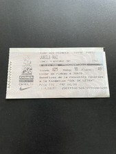 Ticket billet place - Football - PSG - Jubilé RAI - Parc des Princes / Collector