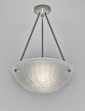 HETTIER VINCENT & HANOTS : French art deco pendant .... 1930 chandelier France 