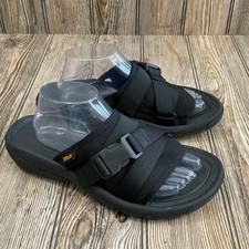 Teva Mens Hurricane Verge Slide Sandals Black 1136230 Size 9 NEW