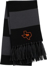 I Longhorn Texas Embroidered Scarf