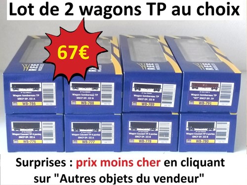 Ree modeles lot wagons - ree, au