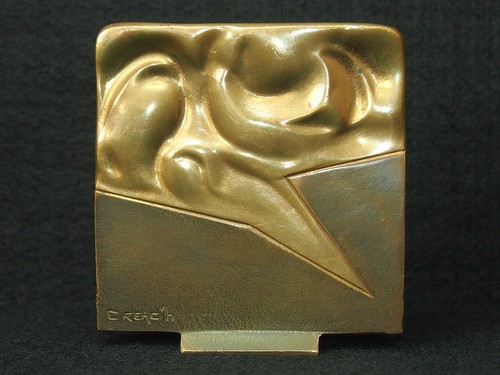 France plaque bronze - -,