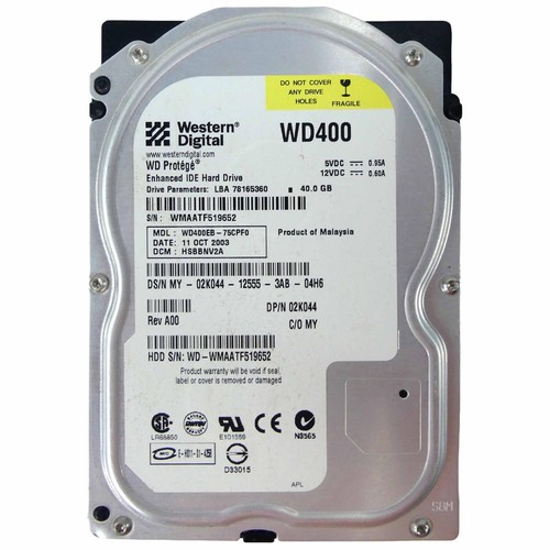 Disque dur hdd ide pata - disque, 3,5